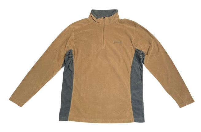 COLUMBIA Men Pine Ridge Half Zip Fleece Pullover S