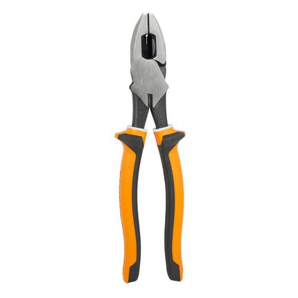 Klein Tools 2139NEEINS Slim Handle Insulated Side Cutter Pliers, Streamline New England Nose with Knurled Jaws, 9-Inch