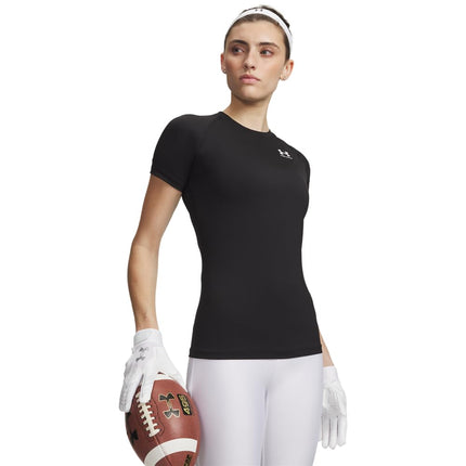 Under Armour Womens HeatGear Compression Shirt Bla