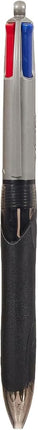 BIC 4 Colours Grip Pro Retractable Medium Point (1.0 mm) Ballpoint Pens, 12 Pens And Each Pen Contains 4 Colours