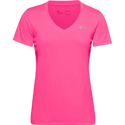 Camiseta Sólida Under Armour Tech para Mujer Cereza XS
