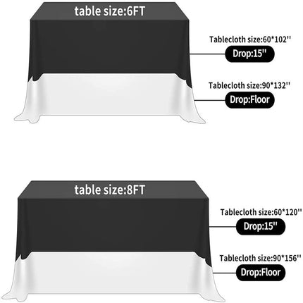 AK Trading CO. 60 x 102-Inch Rectangular Polyester Tablecloth - Made in USA - Wrinkle-Resistant, Flame Retardant, Durable Party Table Cover, Banquet Tablecloth, Wedding Table Cover - Yellow