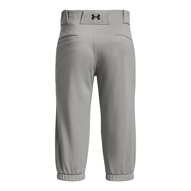 Under Armour Girls' Utility Softball Pants 22, (075) Baseball Gray / / Black, Small