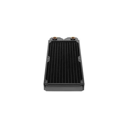 Thermaltake Pacific DIY Liquid Cooling System C240 27mm Thick High-Density Fins Single-Row Copper Tubes Copper Radiator CL-W227-CU00BL-A