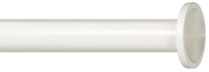 Ivilon Tension Curtain Rod - Spring Tension Rod for Windows or Shower, 54 to 90 Inch. Ivory