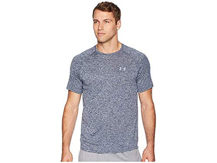 Under Armour - Mens UA Tech 20 SS T-Shirt, Large x Tall, Academy/Steel
