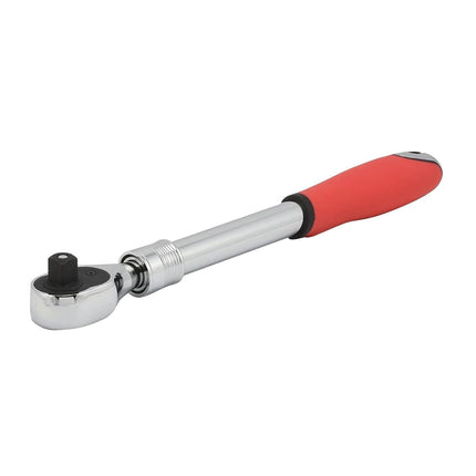 Neiko 03068A Drive Extendable Ratchet Soft Handle, 1/2", Red