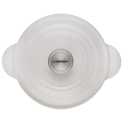 Le Creuset Enameled Cast Iron Rice Pot with Lid & Stoneware Insert, 2.25 qt., White