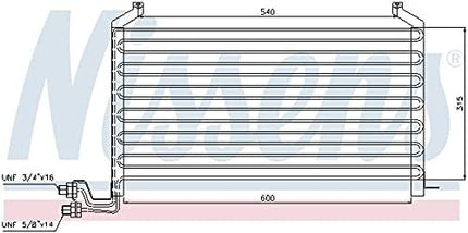NISSENS 94088 Condenser, air conditioning