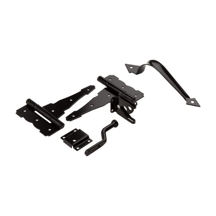 National Hardware N343-467 Decorative Gate Kit, Black, 0
