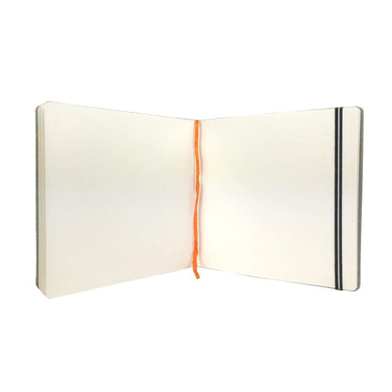 Travelogue Linen Covered Watercolour Journal 200gsm 8.25 x 8.25inches Square 60 Pages, Travel Notebook for Drawing and Sketching