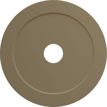 20"OD x 3 5/8"ID x 1"P Jackson Ceiling Medallion (Fits Canopies up to 5 1/8"), Hand-Painted Brushed Mahogany
