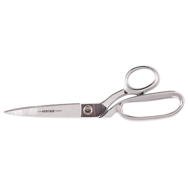 Klein Tools G210LRK Scissors, Made in USA, Bent Tr