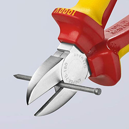 Knipex Diagonal Multi-Component Grips Cutter, 180 mm Long
