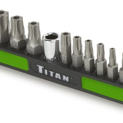 Titan 16113 13-Piece Tamper Resistant Star Bit Set