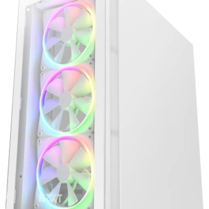 NZXT F120 RGB Triple Pack - 3x 120mm PWM RGB Fans + Hub - White