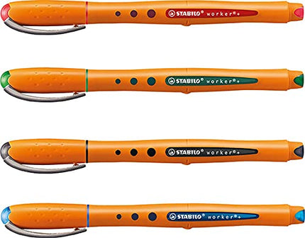 STABILO worker+ colorful - Rollerball - Medium