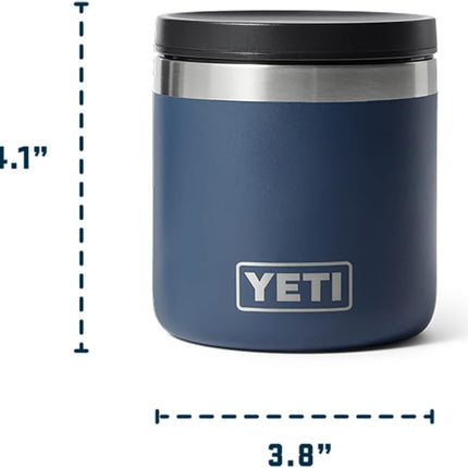 YETI Rambler 8 oz Food Jar, Vacuum Insulated, Stainless Steel, with Airtight Lid, Rescue Red