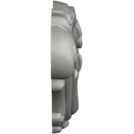 Ekena ONL23X04X00LA-R 23 3/8" W x 4 1/2" H x 3/4" P Lanarkshire Scroll Onlay, Right, Primed
