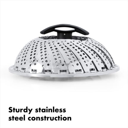 OXO Good Grips Stainless Steel Steamer with Extendable Handle 7"