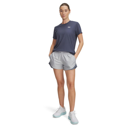 Under Armour Women's Tech Play Up Shorts, (011) Mod Gray / / Gravel, S