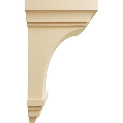 Ekena CORW07X07X14JEMA 7-Inch Width x 7 3/4-Inch Depth x 14-Inch Height Jumbo Jefferson Wood Corbel - Maple