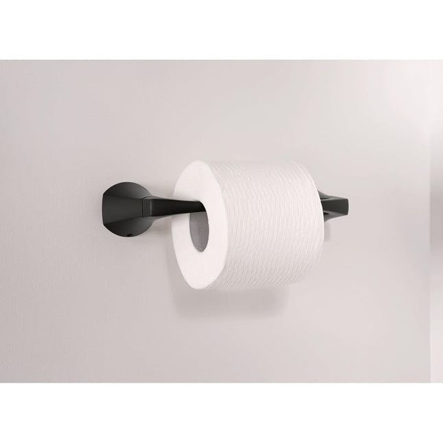 Moen MY8708BL Lindor Matte black pivoting paper holder Matte Black