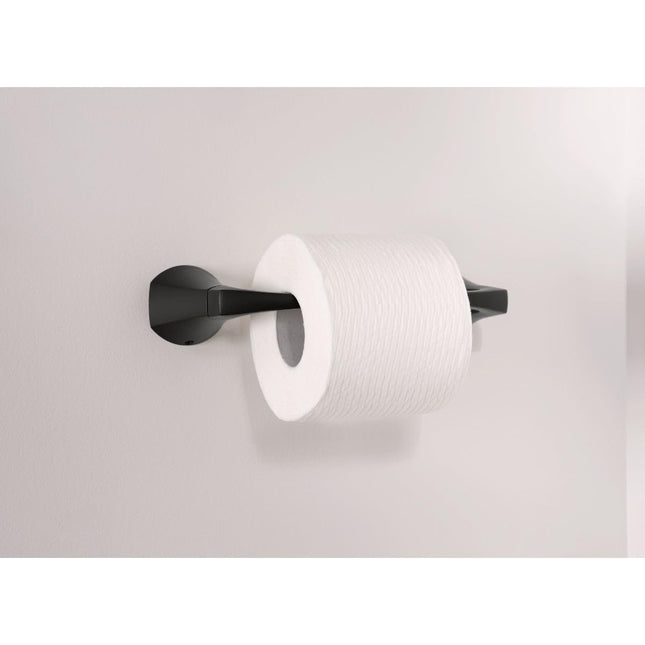 Moen MY8708BL Lindor Matte black pivoting paper holder Matte Black