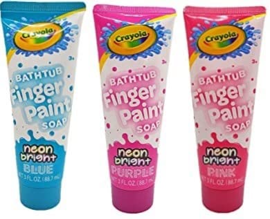 Crayola Neon Bright Bathtub Finger Paint Soap (Set