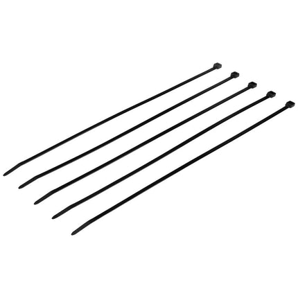 Cable Ties, 50-Pound Tensile Strength, Heavy Duty Nylon Cable Zip Ties, Indoor/Outdoor Use, 11.5-Inch, Black, 100-Piece Klein Tools 450-210