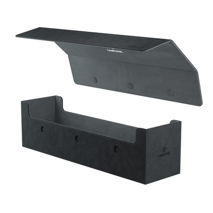 Gamegenic Dungeon S 550+ Convertible Deck and Game Accessories Box | Double-Sleeved Card Storage | Card Game Protector | Nexofyber Surface | Holds up to 550 Cards | Black Color | Made by,G20091