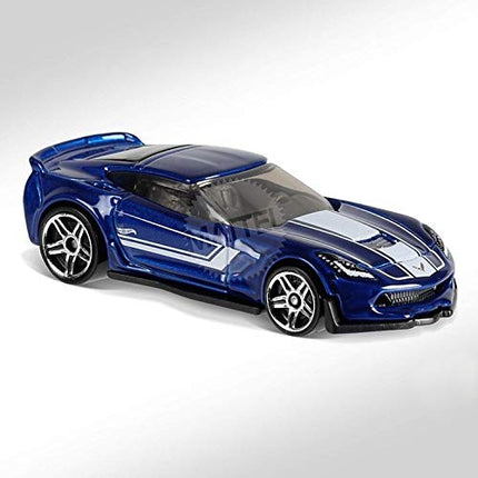 Hot Wheels 2018 Antes y Ahora Corvette C7 Z06 339/365, Azul