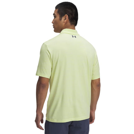 Under Armour Men's Matchplay Polo, (728) Sonic Yellow / / Downpour Gray, S