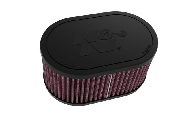 K&N Universal Oval Air Filter 54mm dual flange, 15