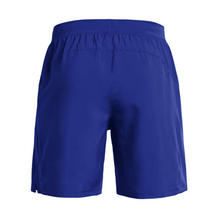 Under Armour Men's Launch Run 7 Inch Unlined Shorts, (400) Royal/Royal/White, Small