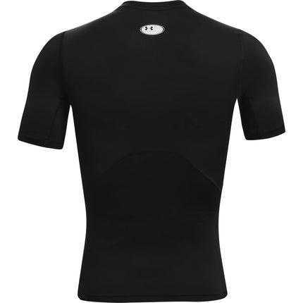 UA HG Armour Comp SS Black / / White