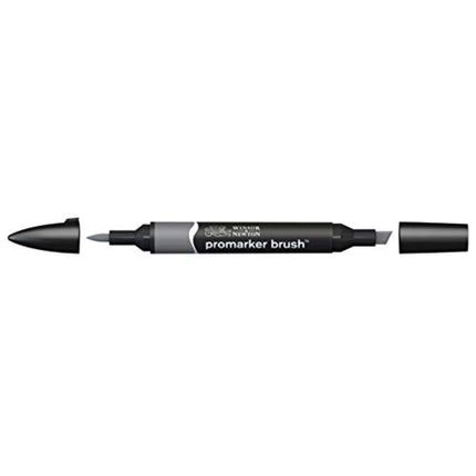 Winsor & Newton BrushMarker - Cool Grey 4, Single,