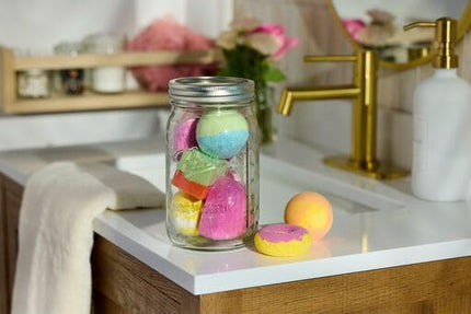 Ball Mason 8oz Quilted Jelly Jars with Lids and Bands, Set of 12
