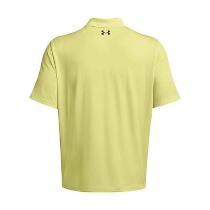 Under Armour Mens Golf Polo Shirt, (727) Sonic Yellow/Castlerock, XS