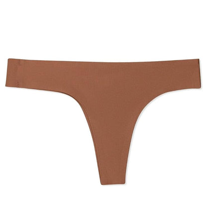 Capezio womens Seamless Thong, Mocha, XL