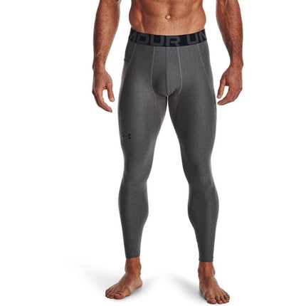 Under Armour Men's HeatGear Leggings, Carbon Heath