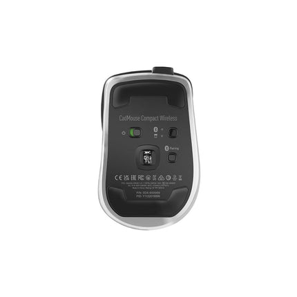 3Dconnexion CadMouse Compact Wireless (Compact Mouse, Optical, Wireless, USB-C, Right-Handed, Black)
