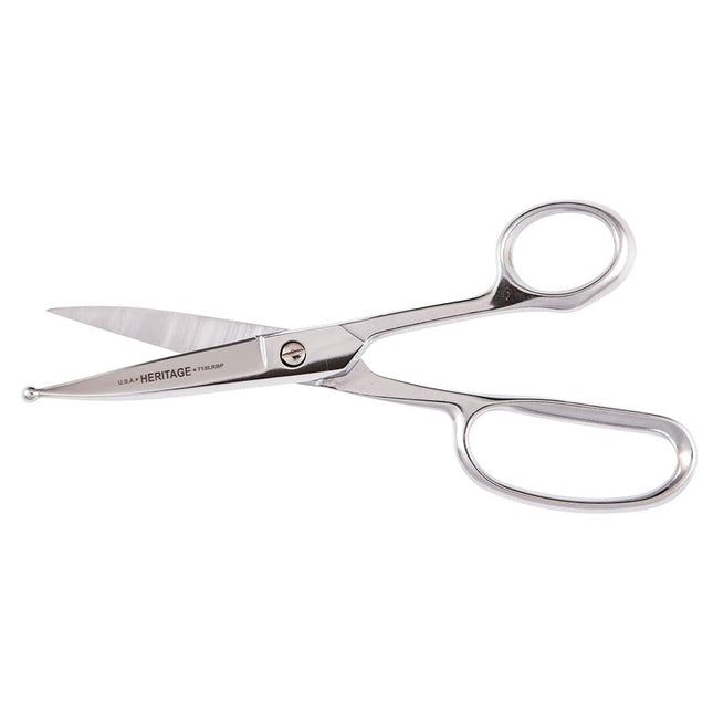 Heavy Duty Shear with Large Ring and Ball Tips for Poultry Venting, 9-1/8-Inch Klein Tools 718LRBP