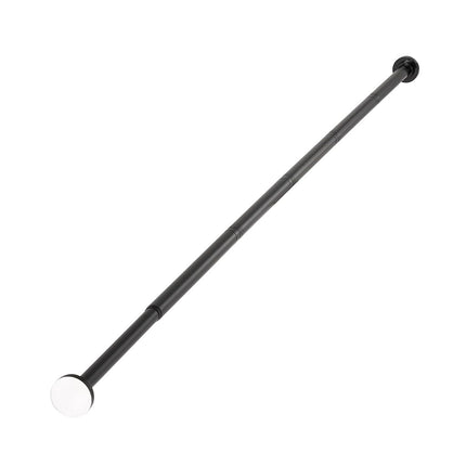 VEVOR Shower Curtain Rod, 28-76 Inches, 1 Inch Diameter, Adjustable Spring Tension Stainless Steel Telescoping Rod with Holders, No Drilling Non-Slip for Bathroom, Closet, Window, Room Divider, Black