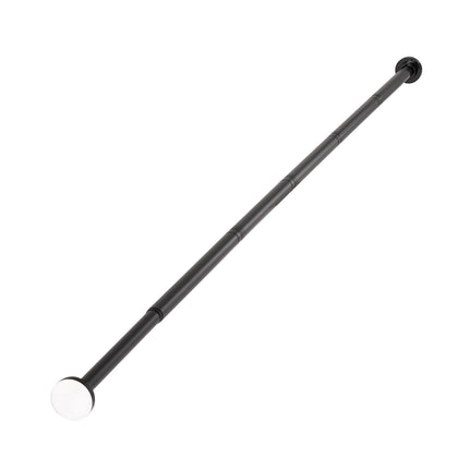 VEVOR Shower Curtain Rod, 28-76 Inches, 1 Inch Diameter, Adjustable Spring Tension Stainless Steel Telescoping Rod with Holders, No Drilling Non-Slip for Bathroom, Closet, Window, Room Divider, Black