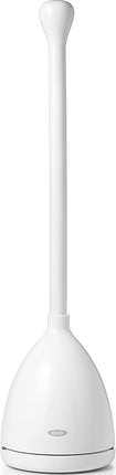 Émbolo de inodoro OXO Good Grips con soporte, blanco