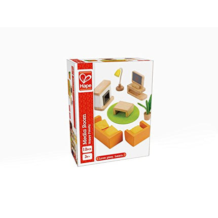 Hape - Media Room Wooden Doll House Furniture