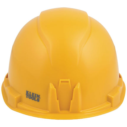Casco de seguridad, sin ventilación, estilo gorra, amarillo