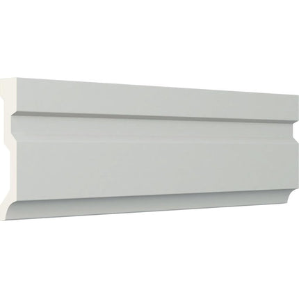 Ekena CAS04X00FE 4" H x 3/4" P x 96" L Felix Window & Door Casing, Primed