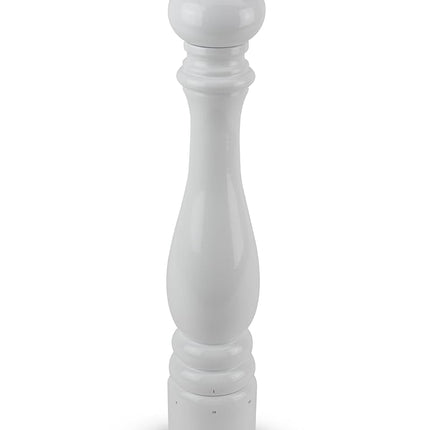 PEUGEOT - Paris u'Select 40 cm Pepper Mill - 6 Predefined Grind Settings - Made with PEFC Certified Wood - Made in France - White Laquered Colour